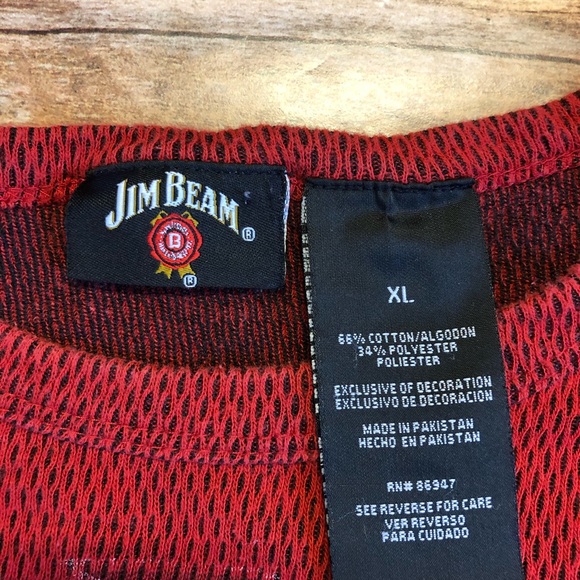 Jim Beam Men’s Long Sleeve Thermal XL - Picture 3 of 3